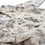 Lilly Organic Cotton Top - Vintage Floral Beige