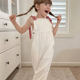 Aura Waffle Overall - White