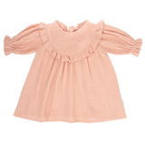 Aroha Muslin Dress - Peach