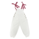 Aura Waffle Overall - White