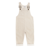 Charlie Unisex Cord Dungaree - Sand