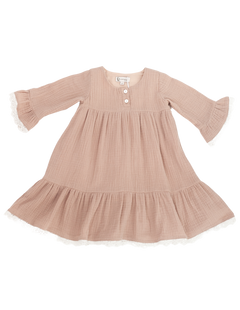Stella Muslin Dress - Mushroom