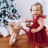 Scarlett Tutu Dress - Cherry Red
