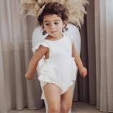 Liliana Muslin Playsuit - Cream