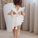 Liliana Muslin Playsuit - Cream