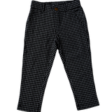 Henry Boys Check Trousers - Black Noir