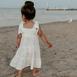 Karolina Tiered Dress - White