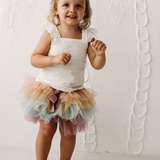 Little Ballerina Tutu Skirt - Rainbow Light