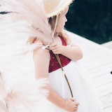 Willa Linen Tutu Dress - Golden Stars