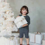 Albert Boys Shorts - Green Gray
