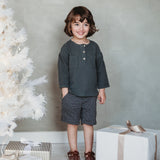 Albert Boys Shorts - Green Gray