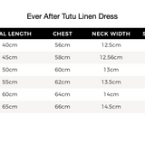 Ever After Linen Tutu Dress - Ivory Blush