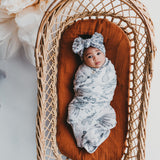 Organic Cotton Printed Baby Swaddle - Forest Walk