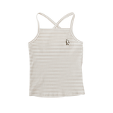 Paloma Singlet - Fawn Stripe