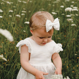 Ariella Pinafore Dress - Warm White