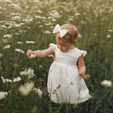 Ariella Pinafore Dress - Warm White