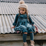 Picnic Knee-High Socks - Azure