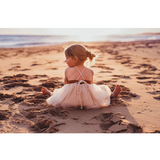 Willa Linen Tutu Dress - Nutmeg