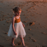 Willa Linen Tutu Dress - Nutmeg