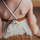 Willa Linen Tutu Dress - Nutmeg