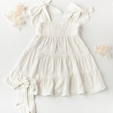 Karolina Tiered Dress - White