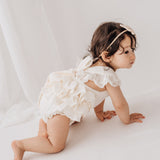 Liliana Muslin Playsuit - Cream