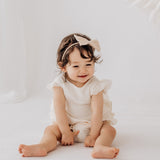 Liliana Muslin Playsuit - Cream