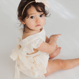 Liliana Muslin Playsuit - Cream