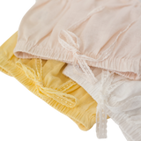 Ella Linen Baby Bloomers - Lemon Meringue