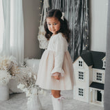 Ever After Linen Tutu Dress - Ivory Blush