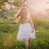 Willa Linen Tutu Dress - Nutmeg