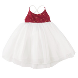 Willa Linen Tutu Dress - Golden Stars