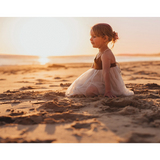 Willa Linen Tutu Dress - Nutmeg