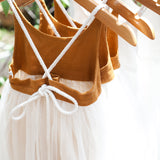 Willa Linen Tutu Dress - Nutmeg