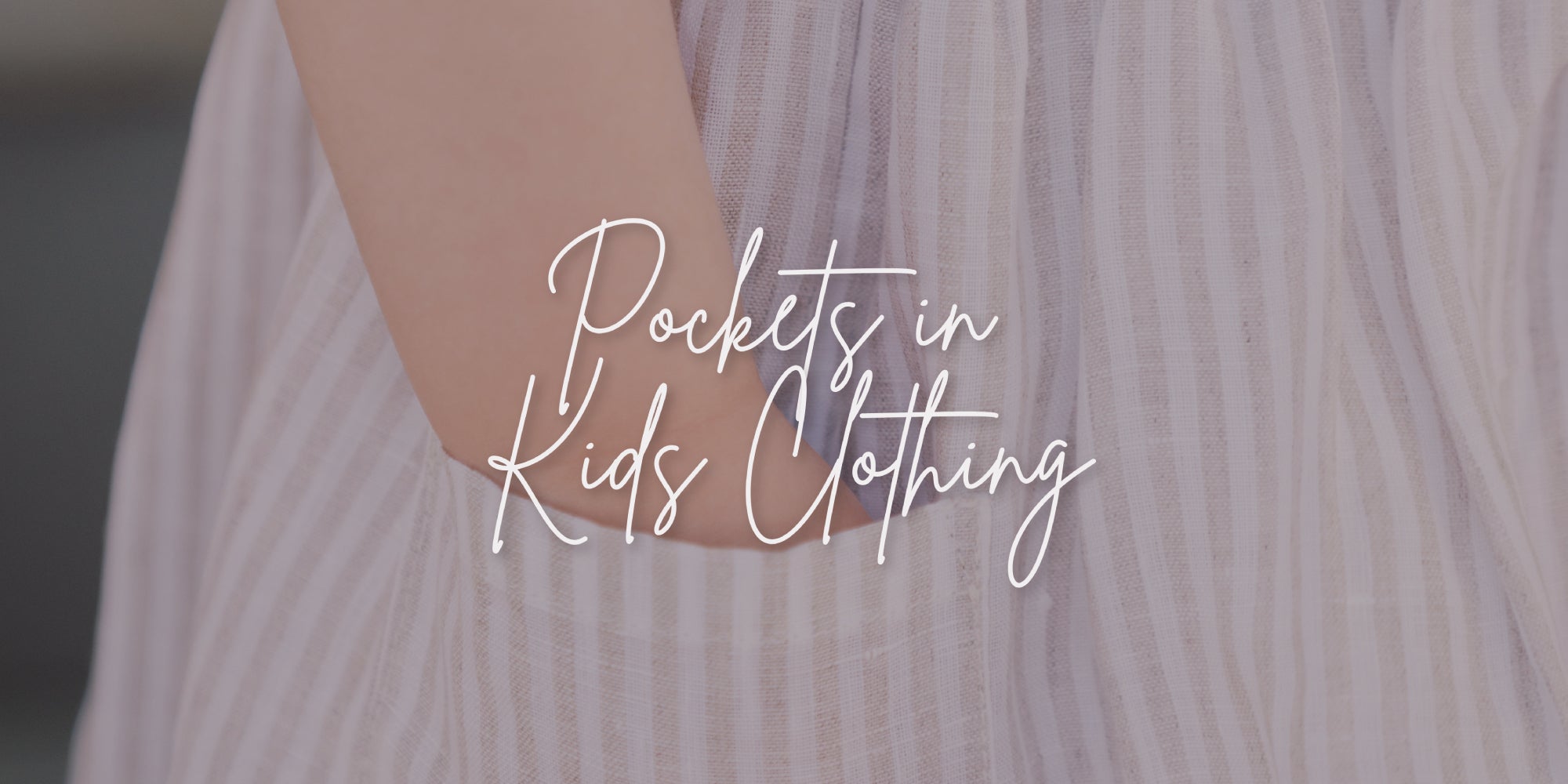 Pockets in kids clothing