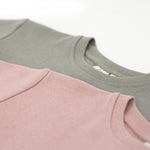 Gaia Unisex T-shirt - Green Mist and Coral Together