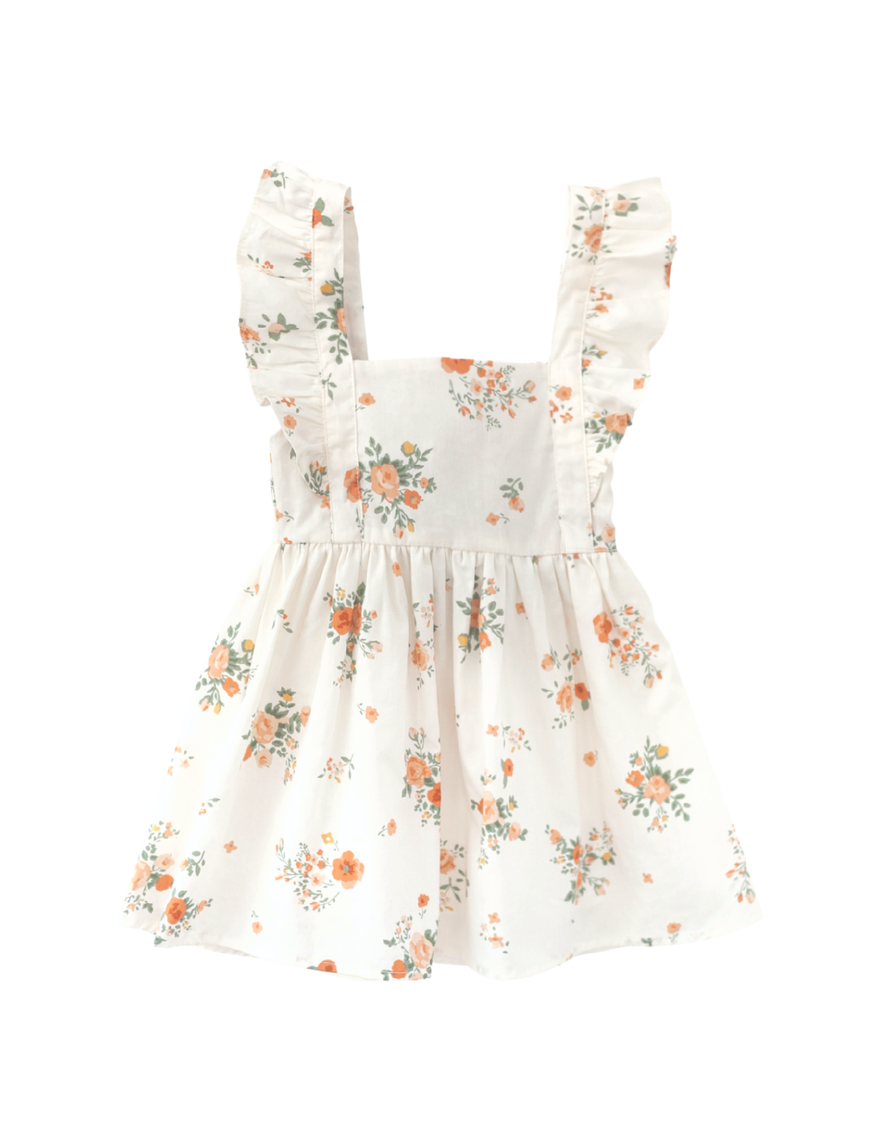 Karibou - Girls My Little Sunshine Cotton Dress - Spring Blooms