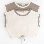River Unisex Romper - Cream and Olive Together
