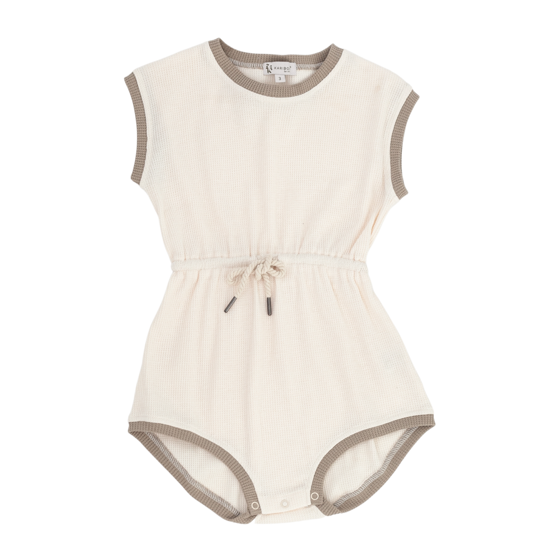 River Unisex Romper - Cream