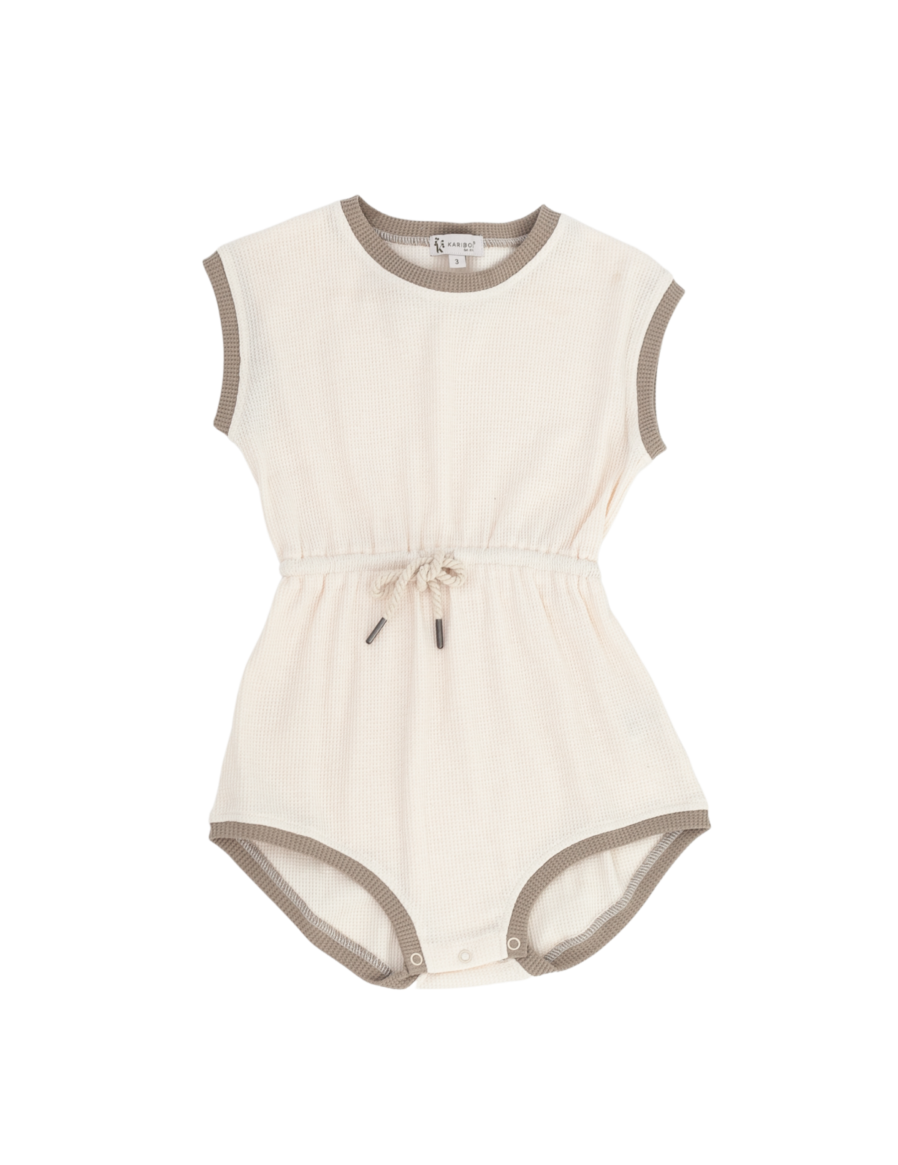 River Unisex Romper - Cream