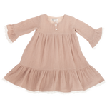 Stella Muslin Dress - Mushroom
