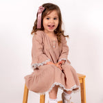 Stella Muslin Dress - Mushroom