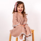 Stella Muslin Dress - Mushroom