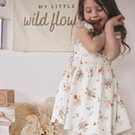 Karibou - Girls My Little Sunshine Cotton Dress - Spring Blooms