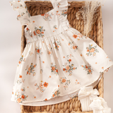 Karibou - Girls My Little Sunshine Cotton Dress - Spring Blooms