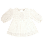 True North Broderie Dress - Special Occasion - White - Front