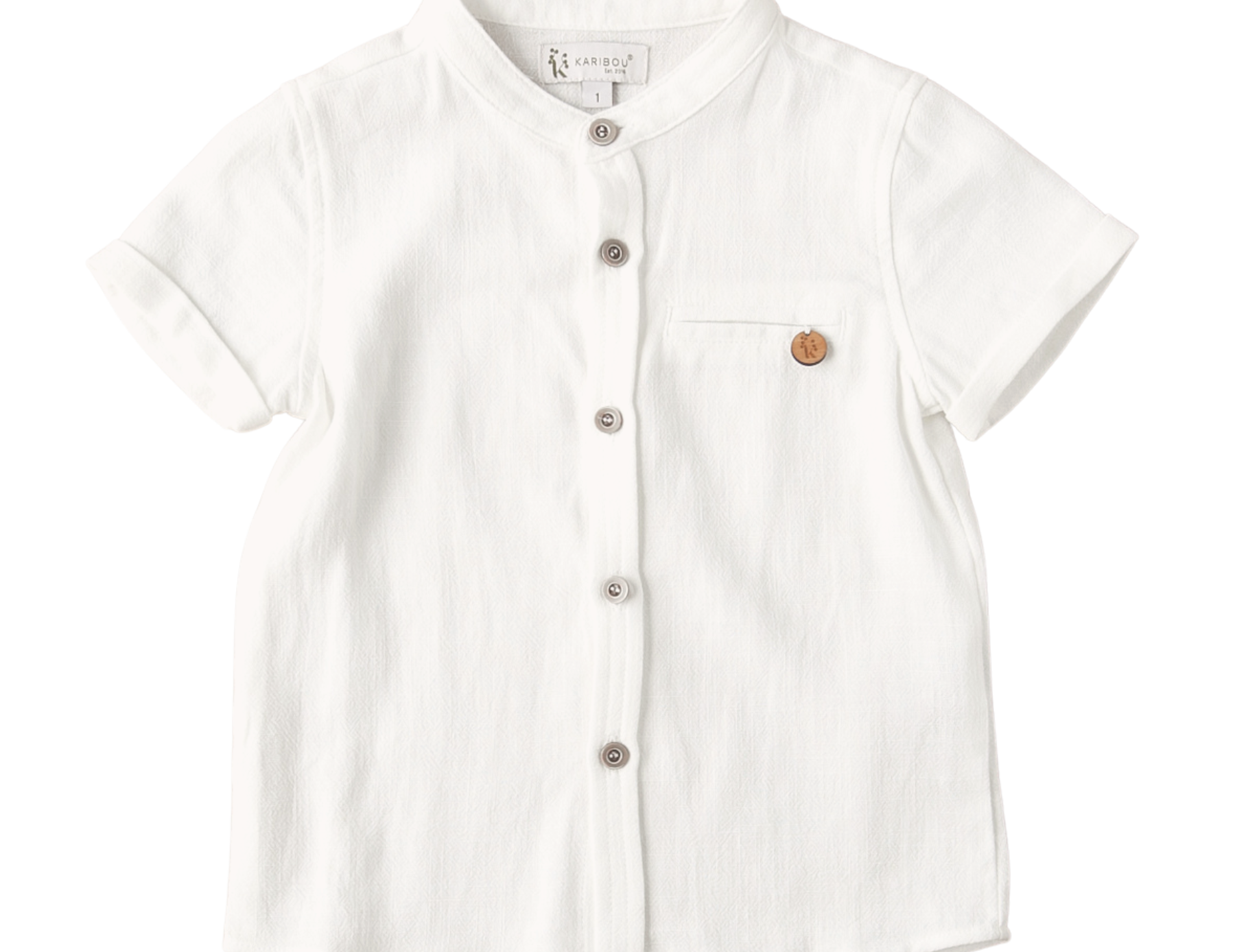Koa Boys Shirt White
