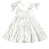 Karolina Tiered Dress - White