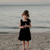 Karolina Tiered Dress - Black Noir
