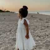 Karolina Tiered Dress - White